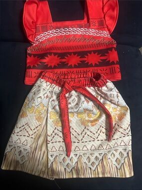 Moana costume size 6